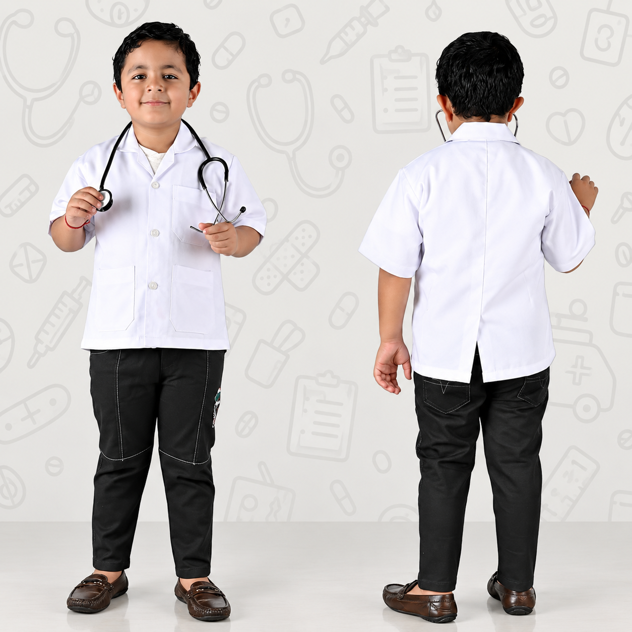 Kid’s Lab Coat – Poly Tusser