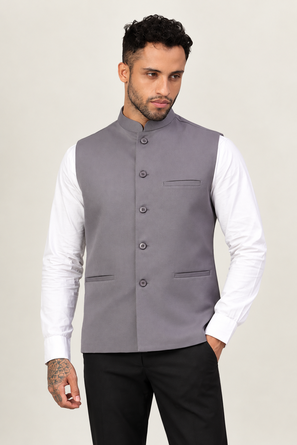 Men’s Modi / Nehru Jacket – MP 750 - Image 4
