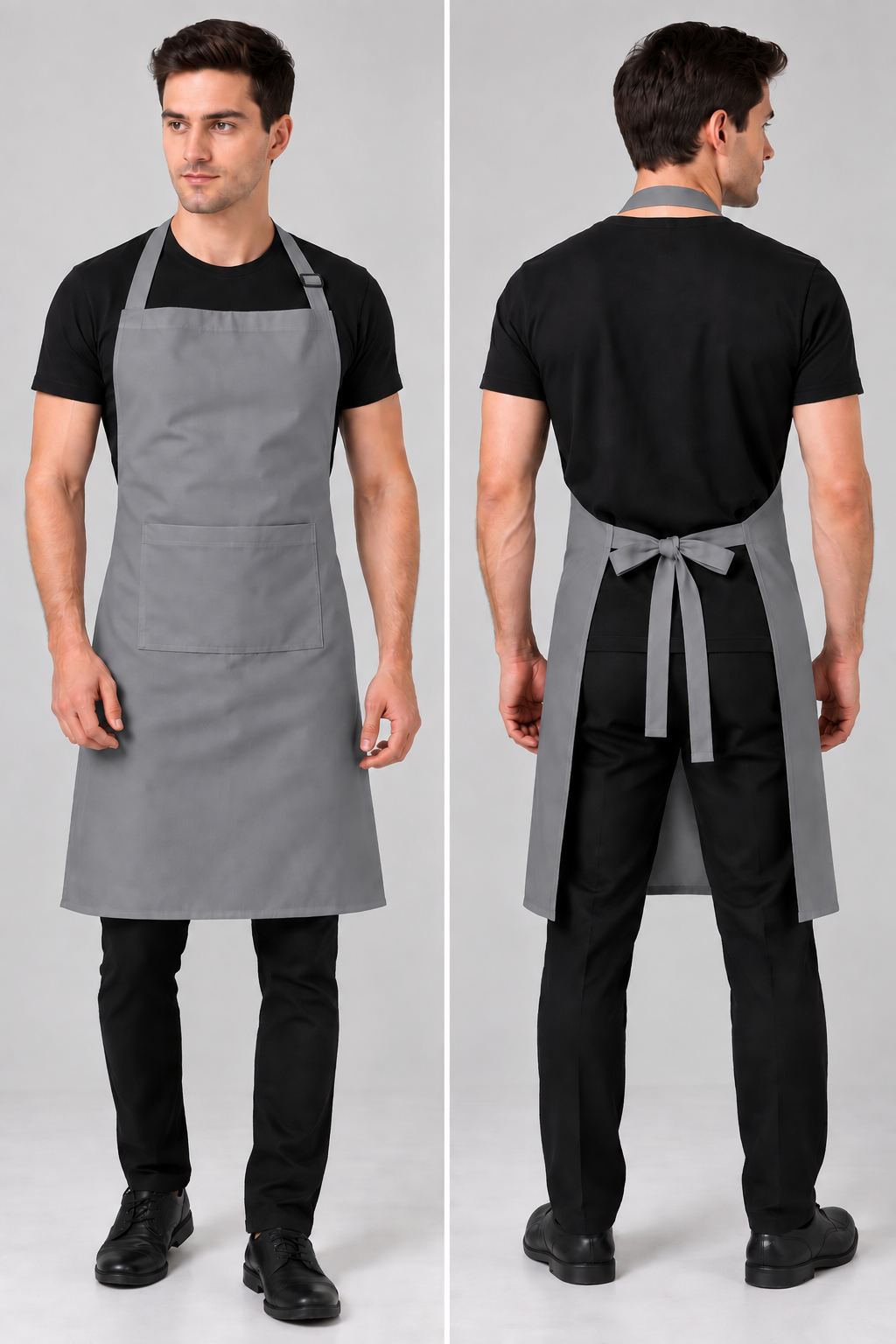 Plain Adjustable Apron – M-195 - Image 4