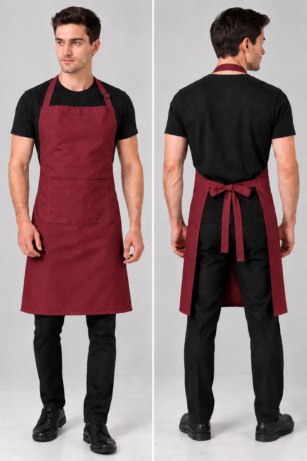 Plain Adjustable Apron – M-195 - Image 7